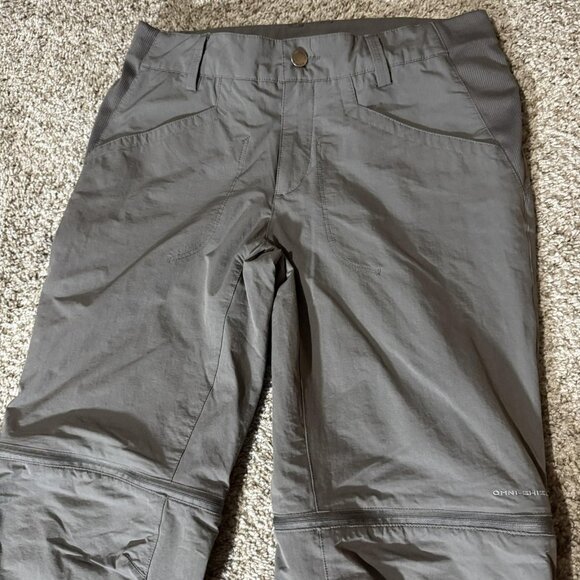 Columbia Titanium Pants Womens 8 Gray Omni-Shield Stretch Hiking Trail TL8448 - Picture 4 of 14
